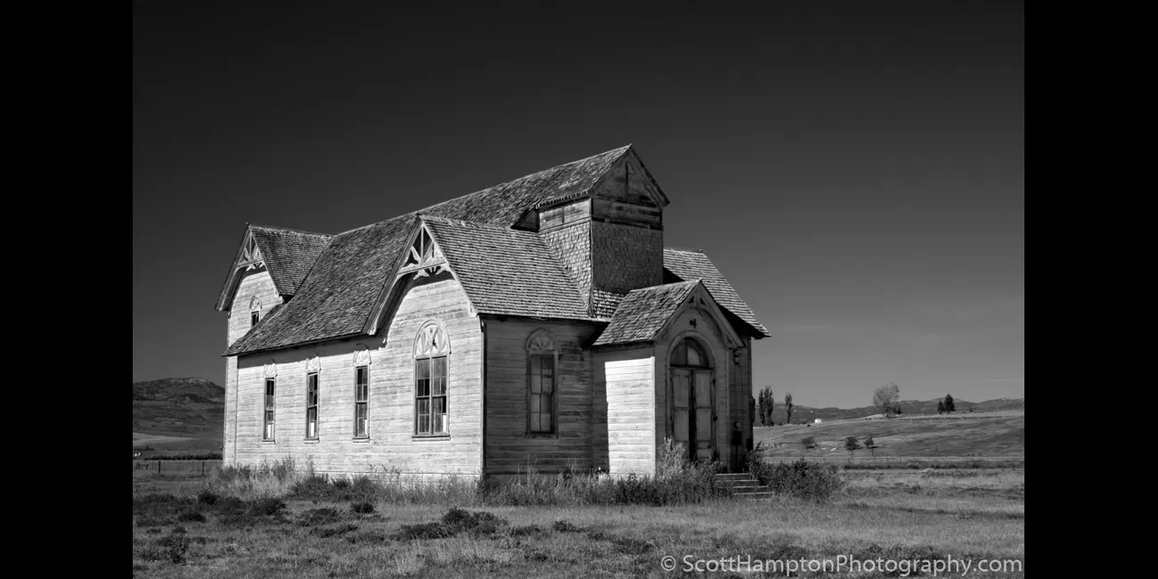 Old Schoolhouse in Ovid, Idaho