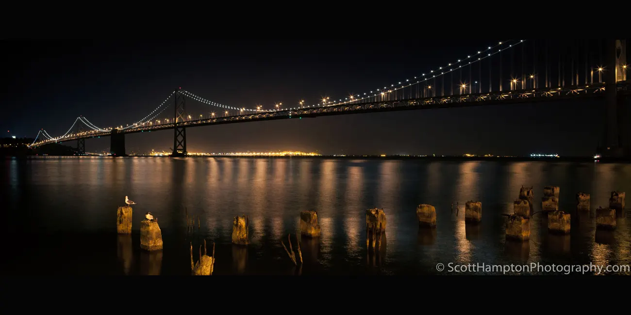 San Francisco, Bay Bridge in Gold